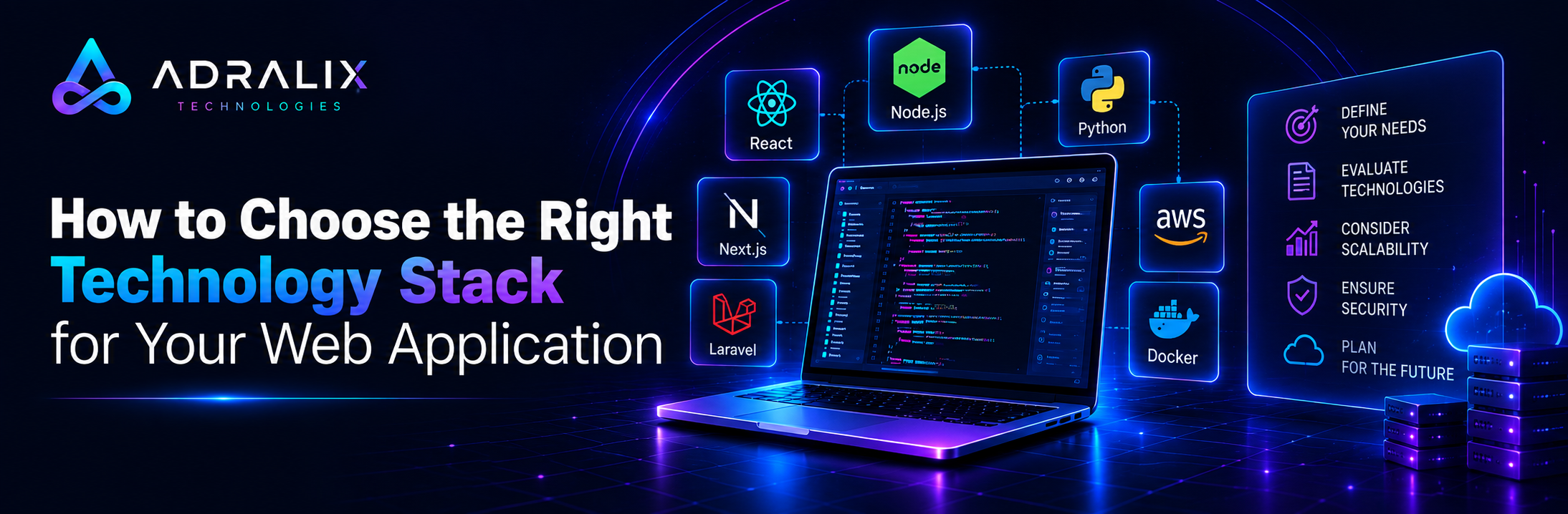How to Choose the Right Technology Stack for Your Web Application